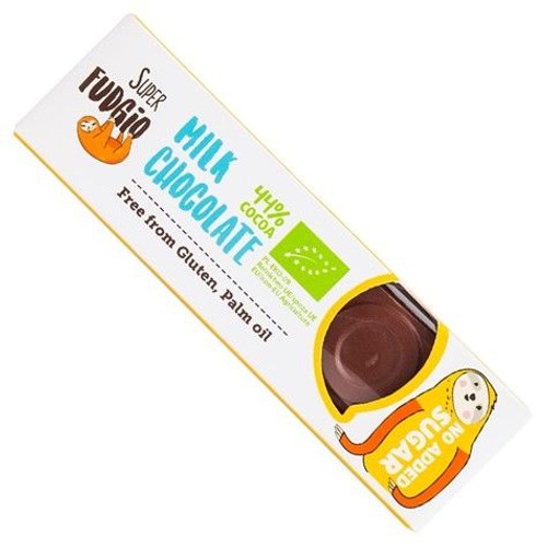 BIO Baton z czekolady mlecznej bez cukru  Super Fudgio 40 g