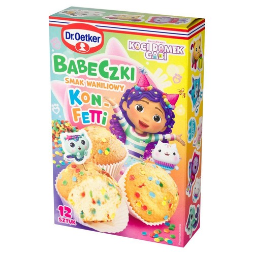 Babeczki Konfetti o smaku waniliowym Dr.Oetker 300 g