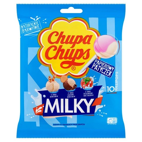 Lizaki o smakach mlecznych Chupa Chups 10 sztuk