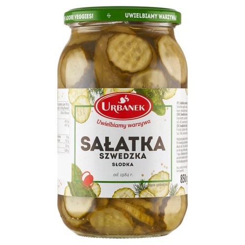 Sałatka szwedzka słodka Urbanek 850 g