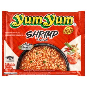 Zupa instant z makaronem typu noodle o smaku krewetki YumYum 60 g