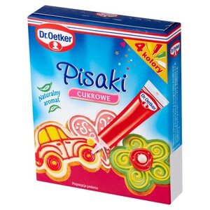 Pisaki cukrowe 4 kolory Dr. Oetker 76 g