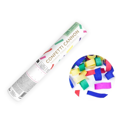 Tuba z konfetti 20cm (1 op. / 1 szt.) PartyDeco 1 sztuka
