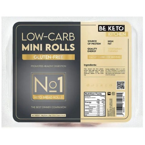 Keto Bułeczki bezglutenowe   BeKeto 100 g