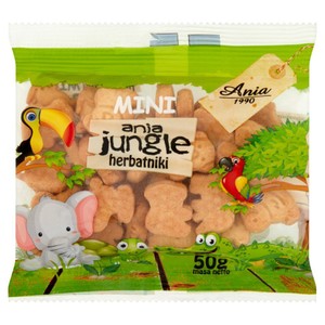Herbatniki mini ania jungle Ania 50 g