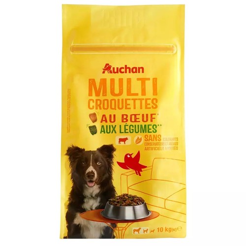 Multi krokiety dla psów wołowo-warzywne   Auchan 10 kg