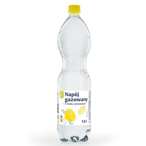 Napój gazowany o smaku cytrynowym  Auchan 1,5 l