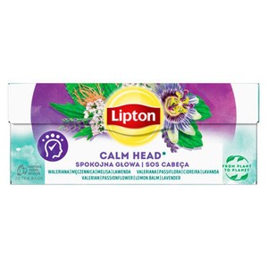 Herbata ziołowa odprężająca z walerianą i melisą  Lipton 20 torebek
