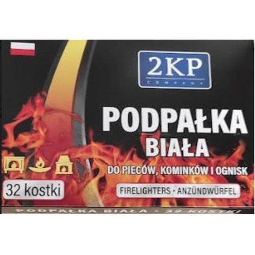 Podpałka biała 2 KP COMPANY 32 sztuki