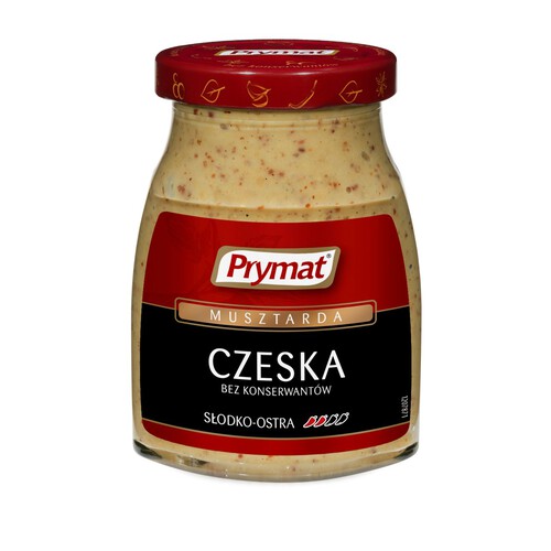 Musztarda czeska słodko-ostra Prymat 180 g