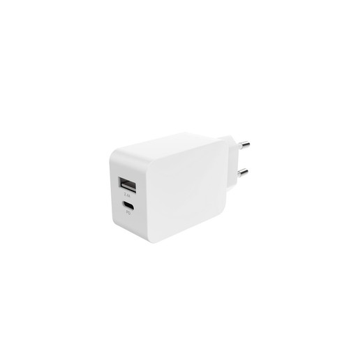 Ładowarka sieciowa USB-A i USB-C 5V 2,4A 27W biała Qilive 1 sztuka