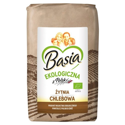 Ekologiczna Mąka żytnia typ 2000   Basia  900 g.
