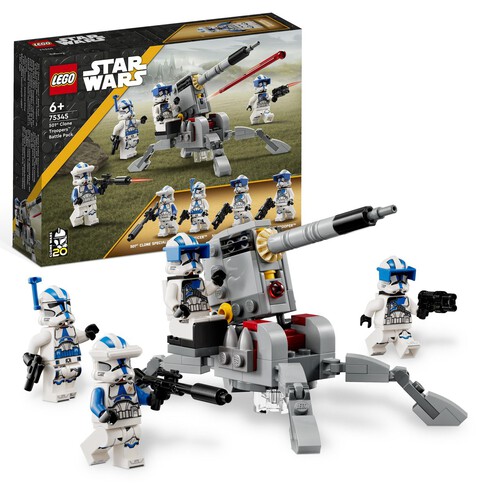 Star Wars™ Zestaw bitewny – żołnierze-klony z 501. legionu™ 75345 LEGO 1 sztuka