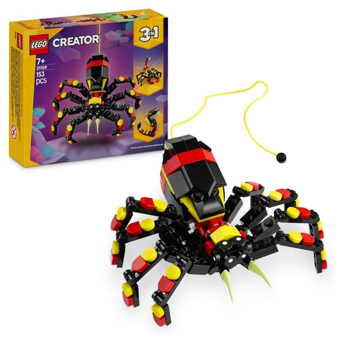 Creator 3 w 1 Dzikie zwierzęta: niezwykły pająk 31159 LEGO 1 sztuka