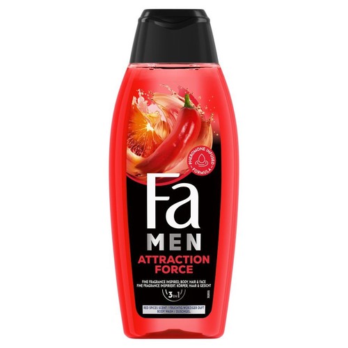 Żel pod prysznic dla mężcyzn 2w1 Attraction Force Fa Men 400 ml