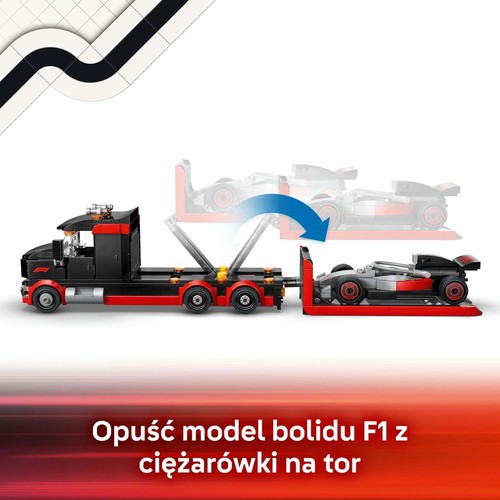 Zabawka City Ciężarówka F1® z bolidem Audi F1® 60493 LEGO 1 sztuka