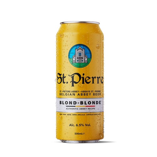 Piwo jasne Blond alk. 6,5% obj. St. Pierre 500 ml