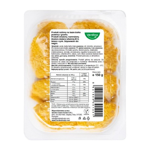 Roślinne nuggetsy Verdino 150 g