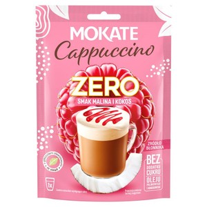 Cappuccino zero o smaku malinowo-kokosowym  Mokate 20 g
