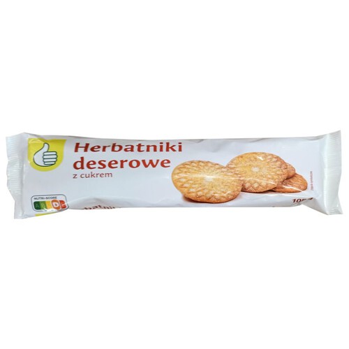 Herbatniki deserowe z cukrem Auchan 105 g