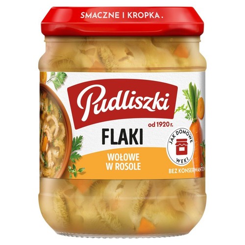 Flaki wołowe w rosole  Pudliszki 450 g