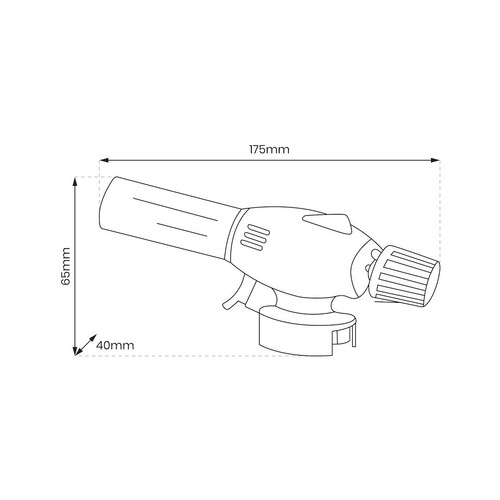 Palnik gazowy biały  Eko-Light  1 sztuka