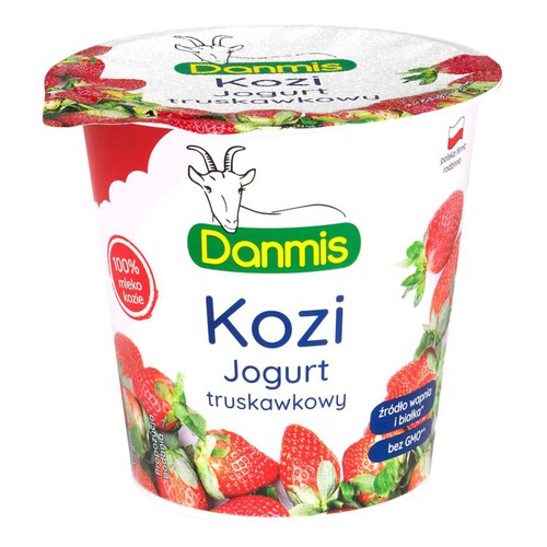 Jogurt kozi truskawkowy Danmis 125 g