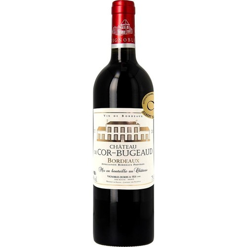 Wino francuskie czerwone wytrawne Blaye - Côtes de Bordeaux alk. 13,0% obj. Château de Cor Bugeaud 750 ml