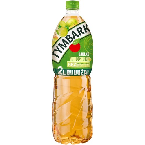 Napój niegazowany jabłko-białe winogrono Tymbark 2 l