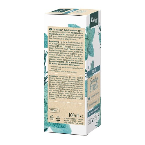 Olejek do kąpieli Goodbye Stress  Kneipp 100 ml