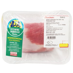Schab wieprzowy bez kości rasy Puławskiej Pewni Dobrego na wagę ok. 1.2kg
