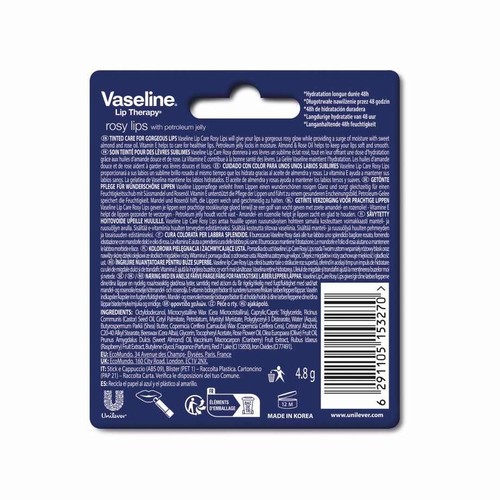 Pomadka do ust Rosy Lips 4,8 g Vaseline 1 sztuka