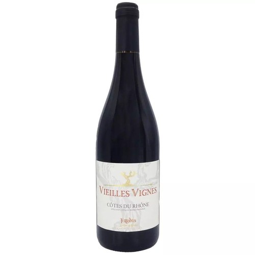 Wino francuskie czerwone wytrawne Vieilles Vignes alk. 13,5% obj. Terranea 750 ml