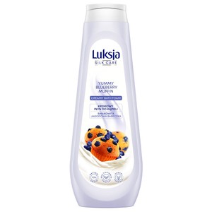 Kremowy płyn do kąpieli Jagodowa babeczka Luksja 900 ml