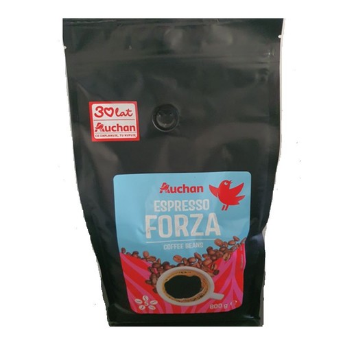 Kawa ziarnista Espresso Forza   Auchan 800 g