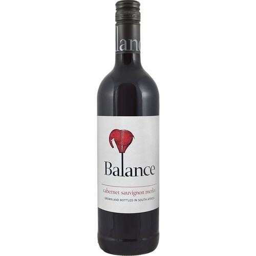 Wino Cabernet Sauvignon Merlot czerwone wytrawne Balance 750 ml