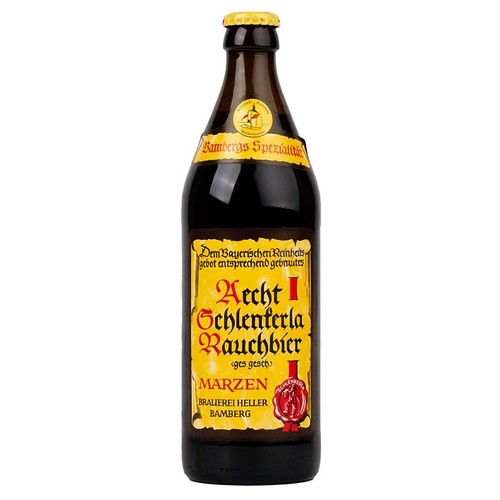 Piwo niemieckie ciemne Smokebeer Marzen alk. 5,1% obj. Aecht Schlenkerla  500 ml