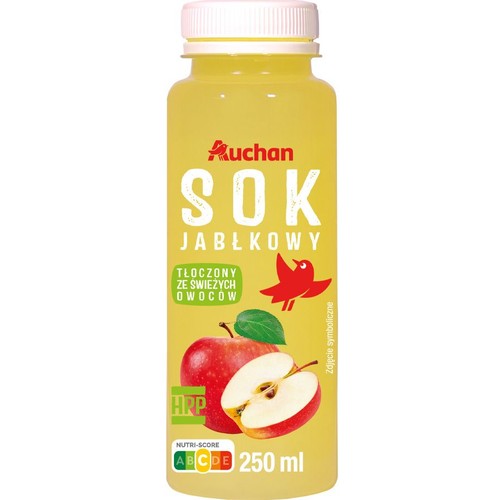 Sok jabłkowy Auchan 250 ml