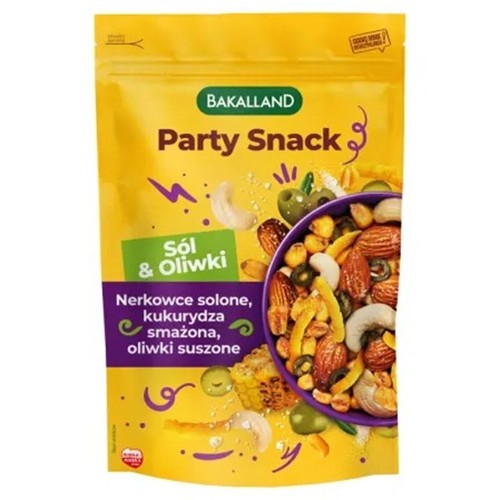 Mieszanka Party Snack sól&oliwki Bakalland 170 g