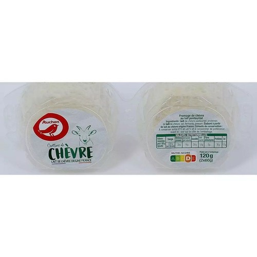 Ser kozi z mleka pasteryzowanego Auchan 120 g