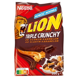 Płatki Lion ze słonym karmelem  Nestle 350 g