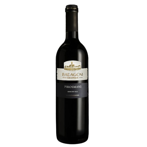 Wino Pirosmani czerwone półwytrawne alk.11.5% obj. Badagoni 750 ml