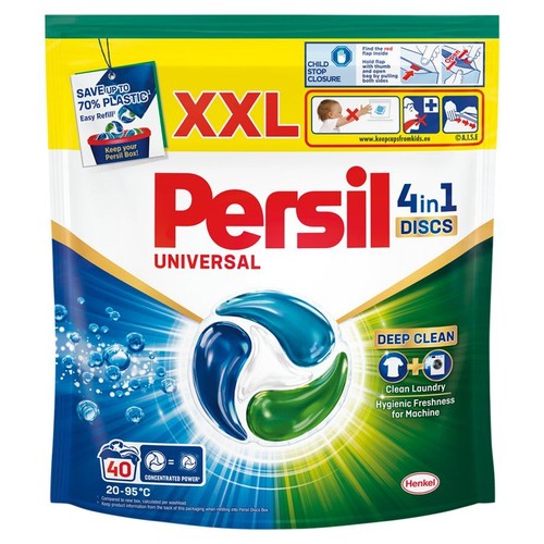 Kapsułki do prania 4in Discs Universal   Persil 40 kapsułek
