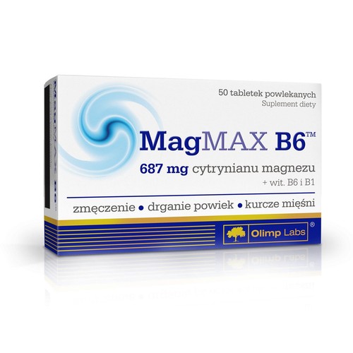 MagMax B6 magnez witaminy grupy B Olimp 50 tabletek