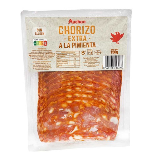 Kiełbasa Chorizo z papryką Auchan 150 g