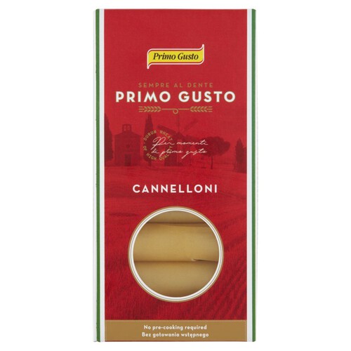 Cannelloni Makaron w 100% z semoliny z pszenicy durum Primo Gusto 250 g