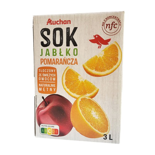 Sok NFC jabłko pomarańcza Auchan 3 l