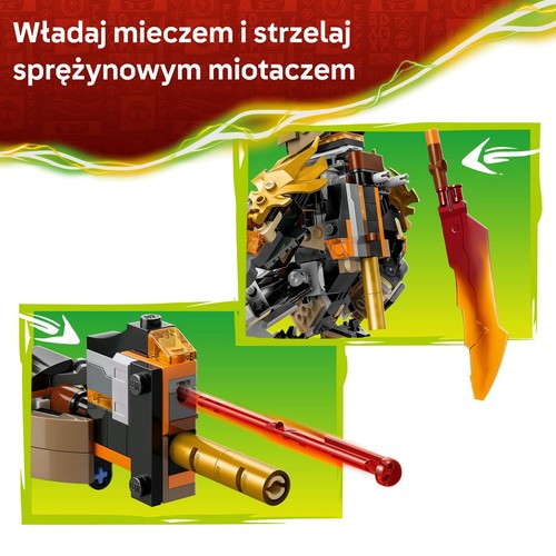 Zabawka NINJAGO® Mech specjalny Cole’a i Zane w smoczej zbroi 71854 LEGO 1 sztuka