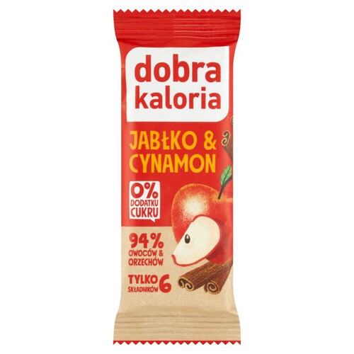 Baton owocowy jabłko  Dobra Kaloria 35 g