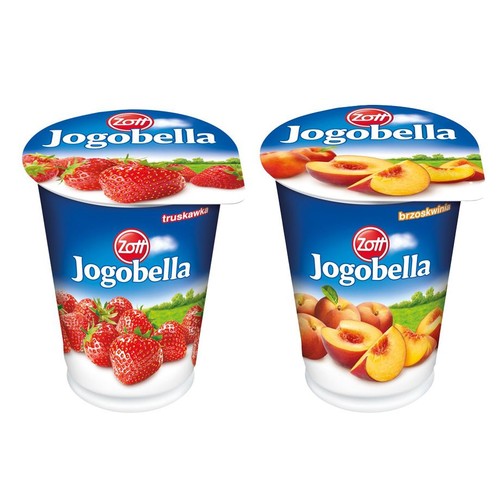 Jogobella Jogurt  z kawałkami owoców mix smaków Zott 400 g